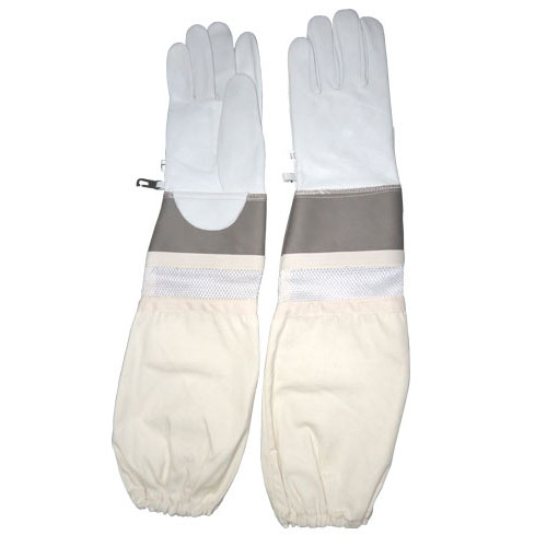 High Quality Safety Beekeeping Gloves in Cowhide Leather Premium Quality Bee-Keepers Gloves for Hand Protection