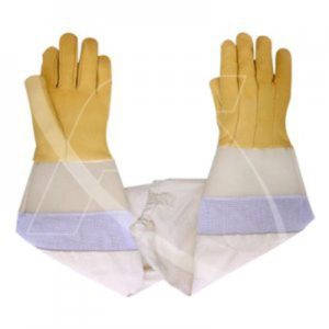 Best Beekeeping Safety Gloves in Cowhide Leather Bee-keepers Gloves for Hand Protection