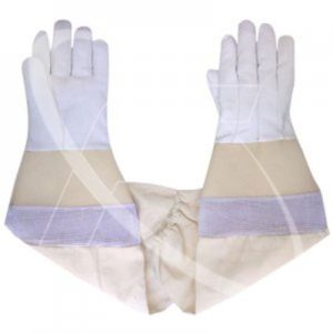 High Safety Beekeeping Gloves in Buffalo Leather Hand Protection Gloves for bee-keepers