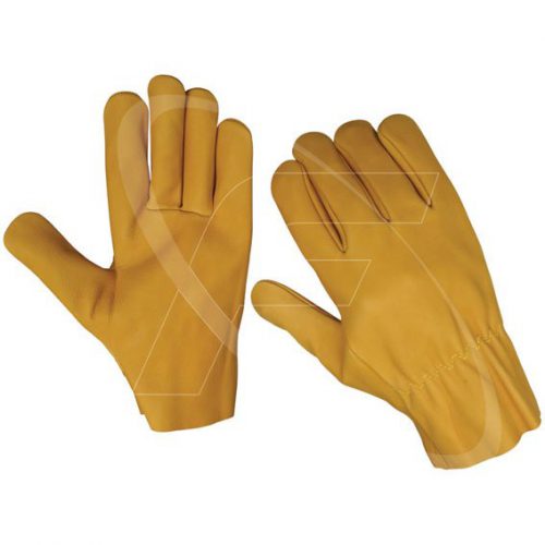 Unlined Cowhide Leather Driver Gloves FH315