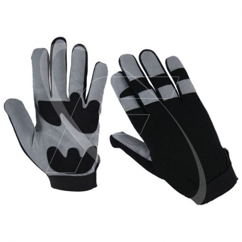 Black Mechanic Gloves with Extra Reinforced Palm