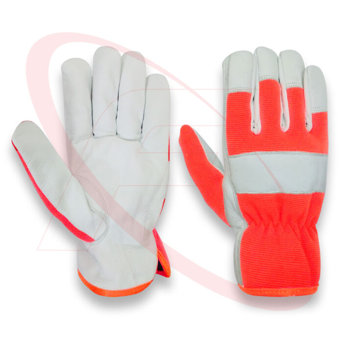 High Quality Safety Driving Gloves in Goatskin Leather