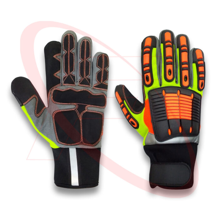 Impact Protective Mechanic Gloves Hand Safety Gloves