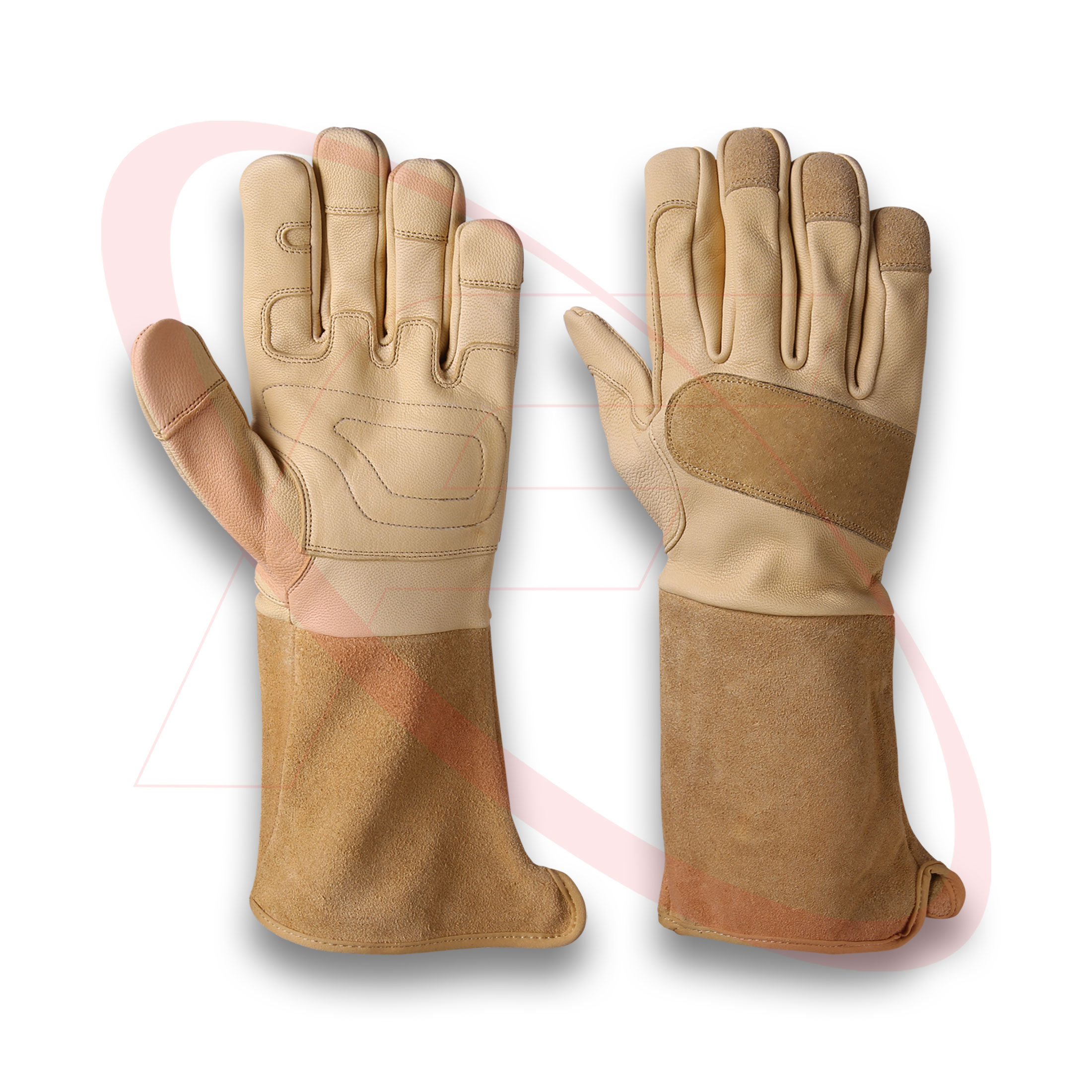 Hot Max Premium Brown Leather Lined Welding Gloves 22051