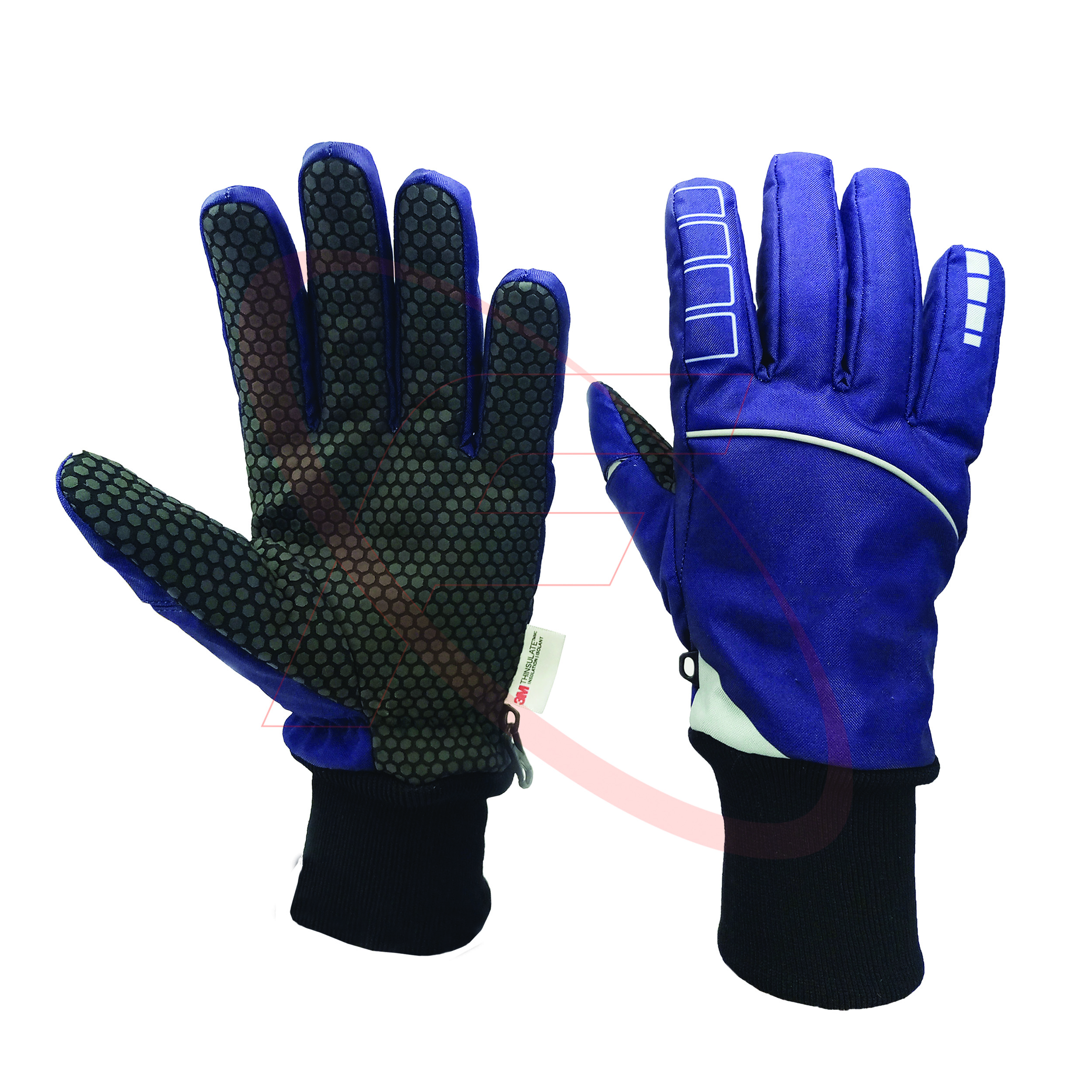 Best Winter Mechanic Gloves in Synthetic Leather with Matt Finished Silicon Print Palm Best Weather Resistant Winter Gloves