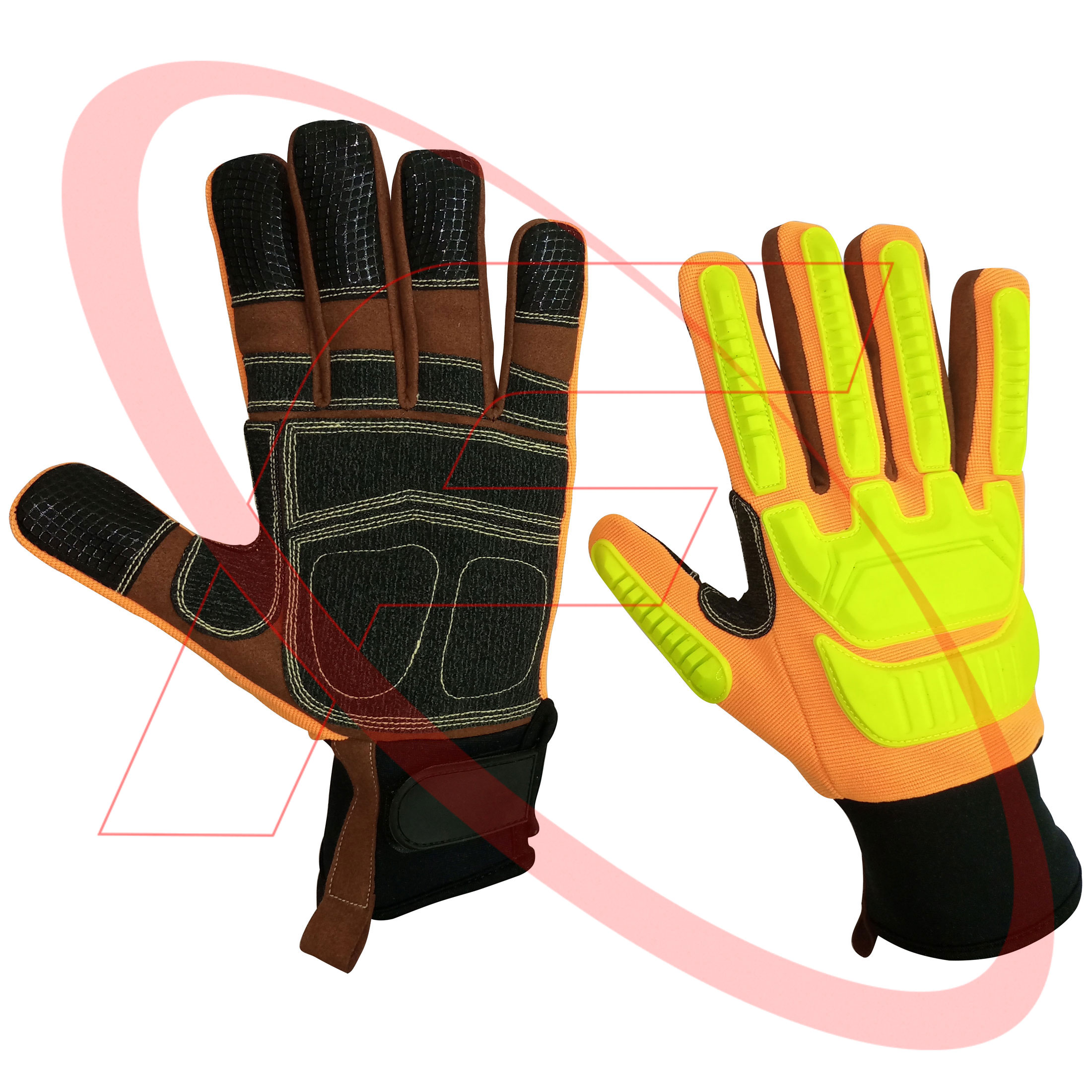 Anti Impact Thermoplastic Rubber Gloves Best Quality Impact Protective Gloves Best Choice Impact Gloves for Hand Safety