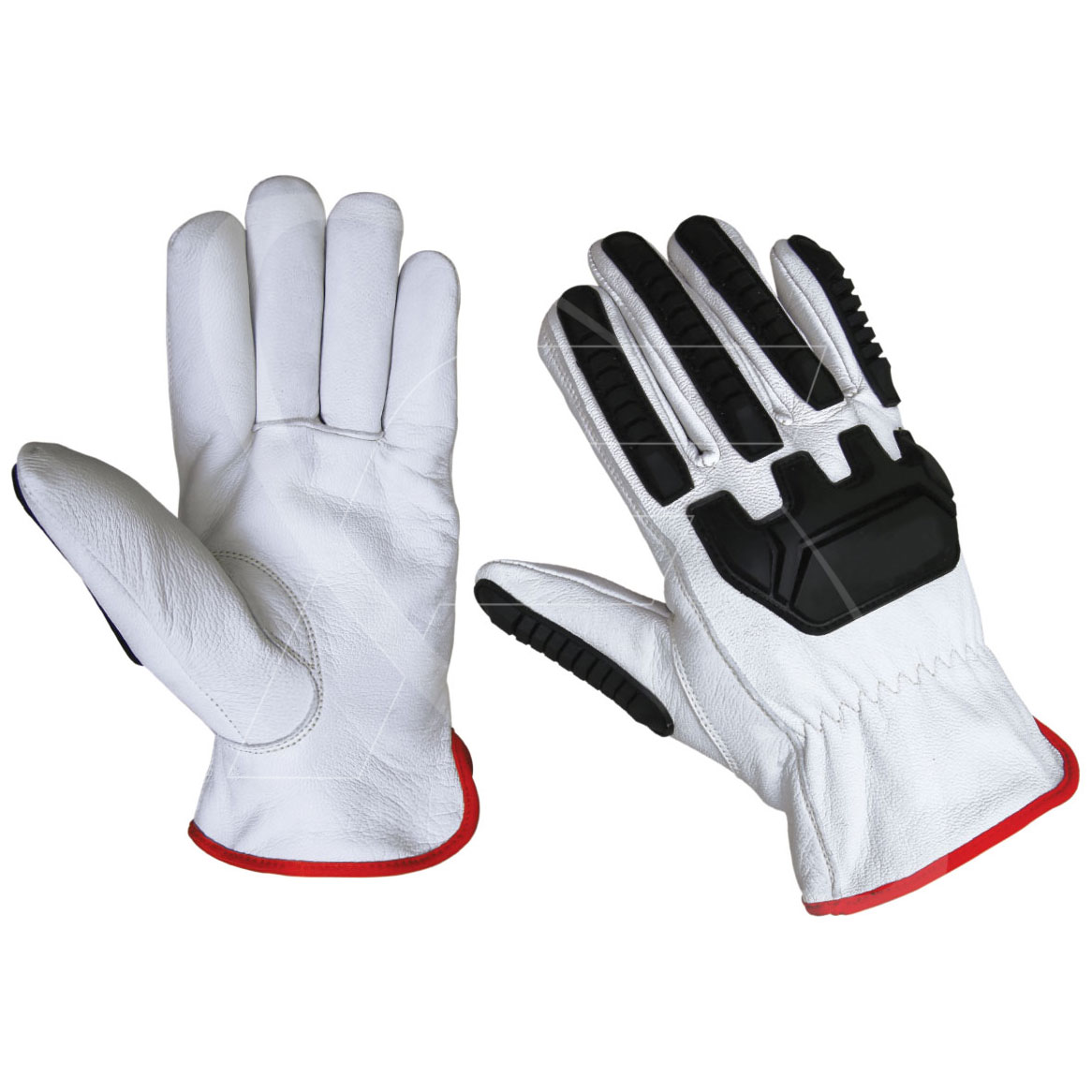 Anti Impact Goatskin Driver Gloves Best Quality Impact Safety Driving Gloves Best Choice Impact Gloves