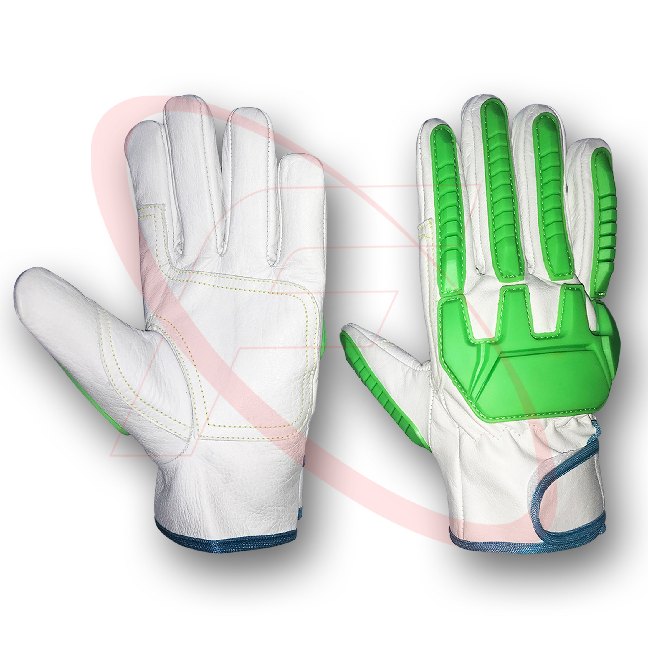 Anti Impact Safety Gloves in Goatskin Leather Best Quality Impact Protective Driving Gloves Best Impact Gloves