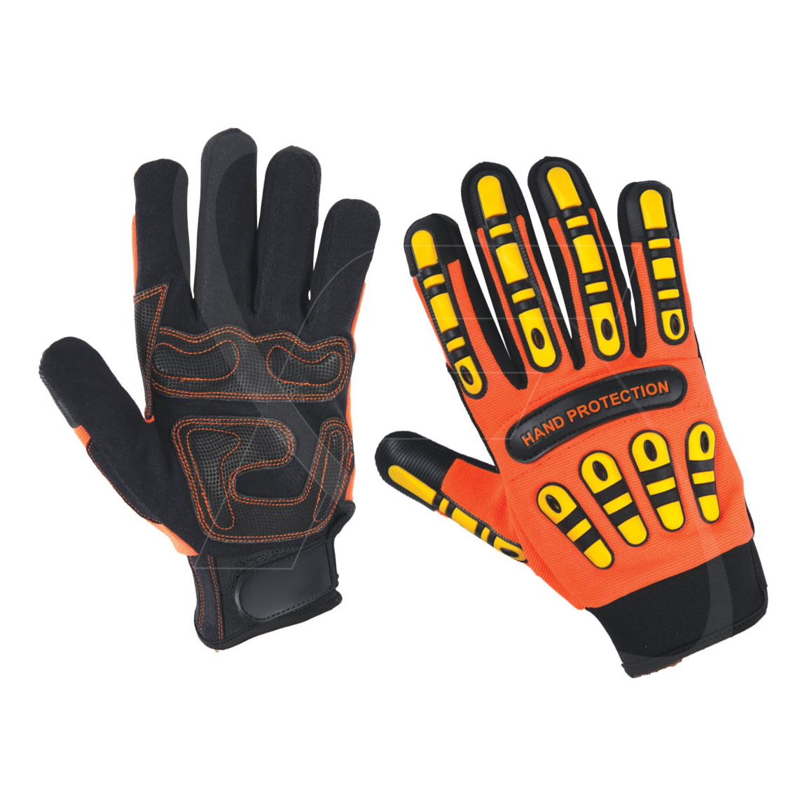 Best Impact Protective Mechanic Gloves for Oil and Gas Industries Safety Work Gloves for Oil Field Impact Protective Work Gloves