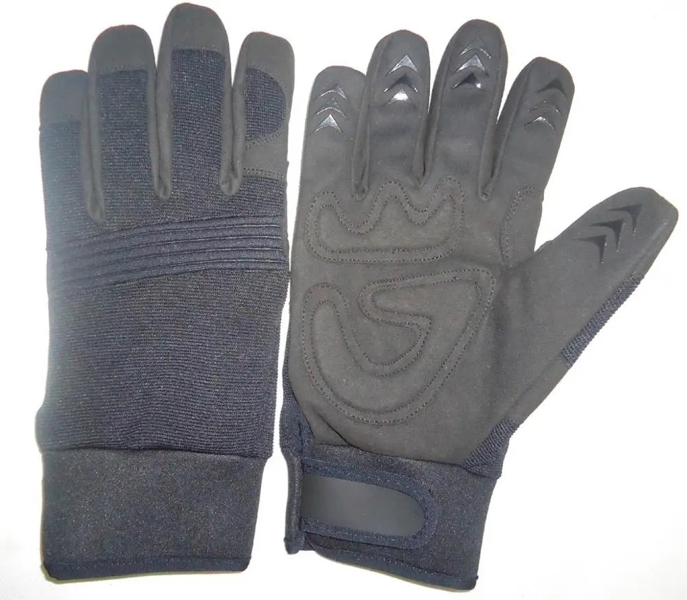 Safety Mechanic Gloves in Synthetic Leather Mechanical Impact Gloves