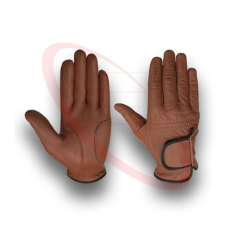 Premium Soft Brown leather Golf Gloves