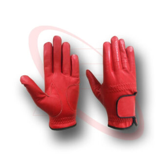 Premium Soft Red leather Golf Gloves
