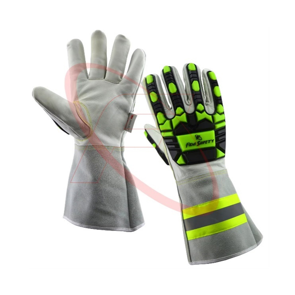 Impact Protective Buffalo Leather Tig Welding Gloves