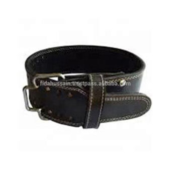 Weight Lifting Leather Cut Belt