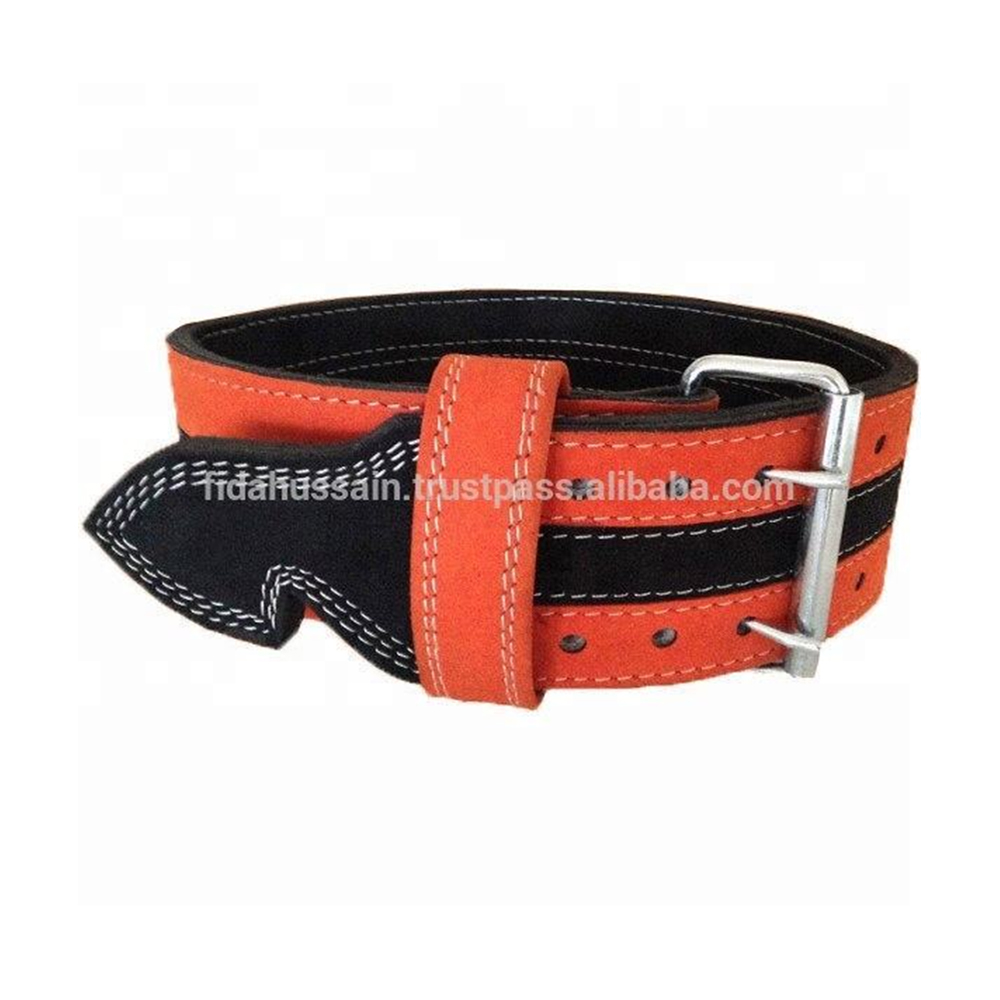 Weight Lifting Leather Cut Belt