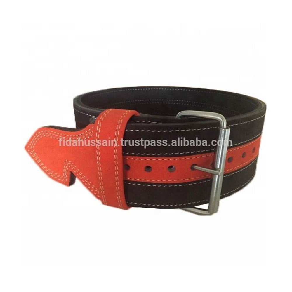 Weight Lifting Leather Cut Belt