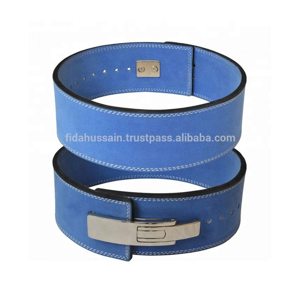 Weight Lifting Suede Leather Lever Belt